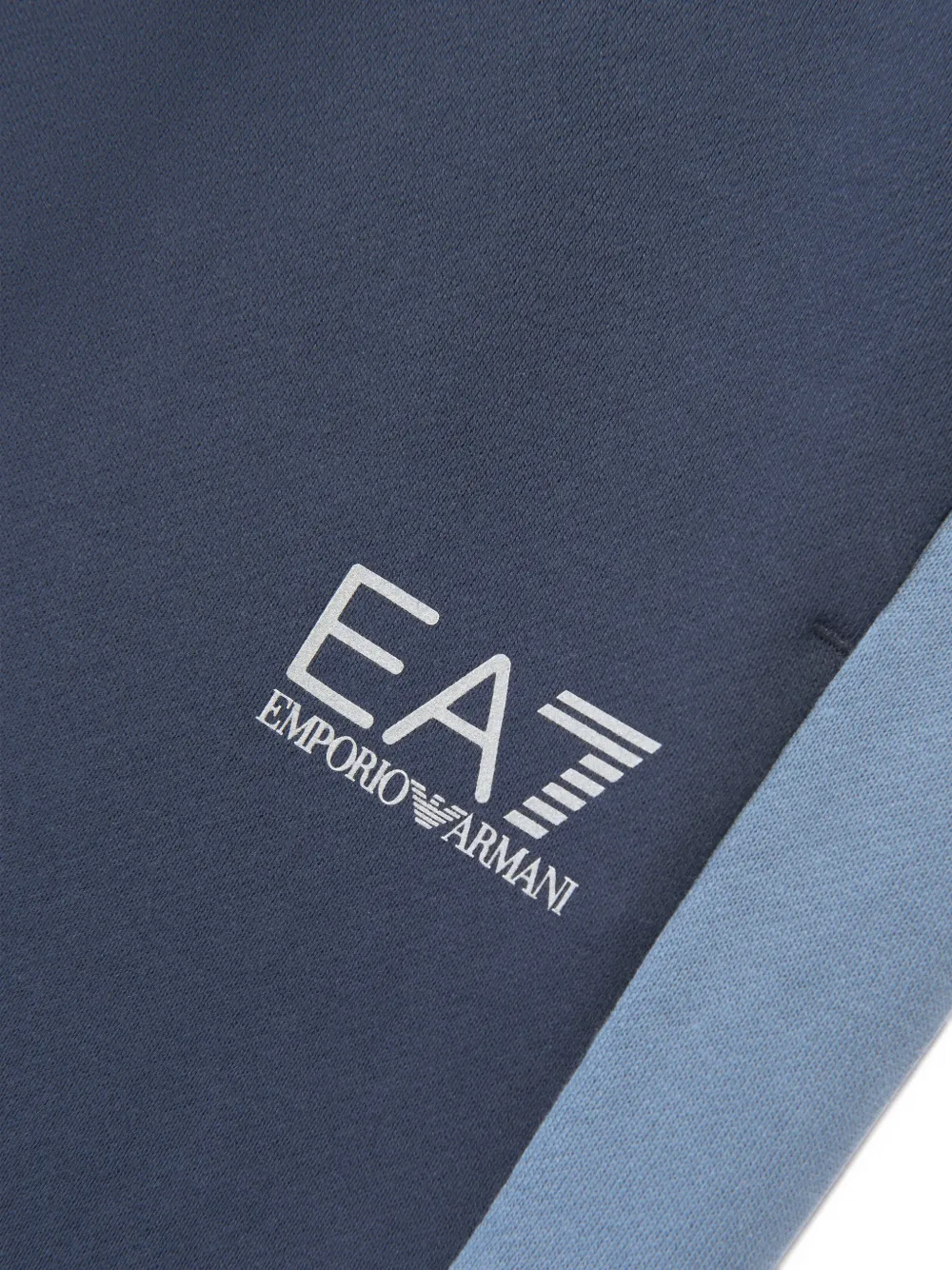 Emporio Armani Kids EA7 logo-print tracksuit Blauw