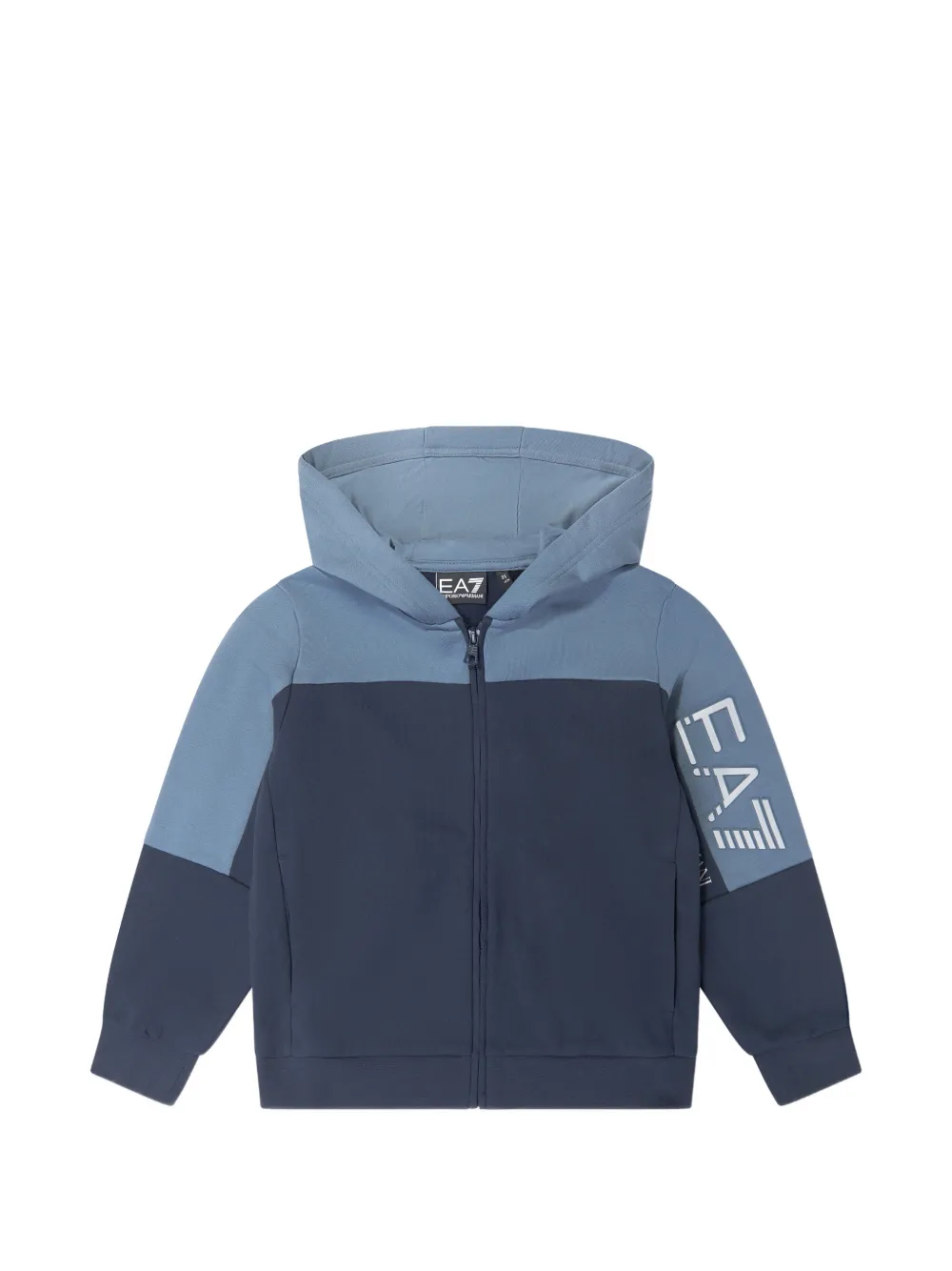 Emporio Armani Kids EA7 logo-print tracksuit Blauw