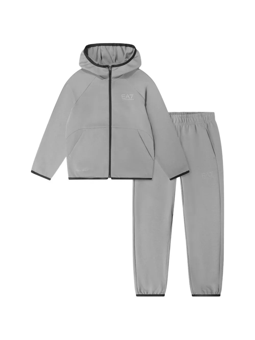 Emporio Armani Kids EA7 logo tracksuit - Grigio