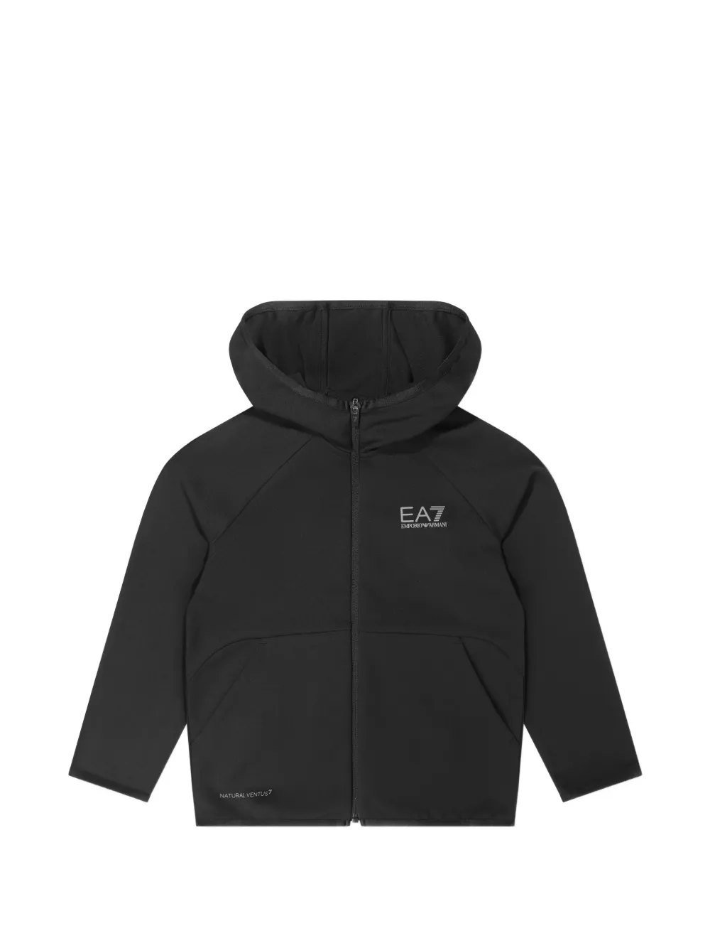 Emporio Armani Kids EA7 logo-print tracksuit Zwart
