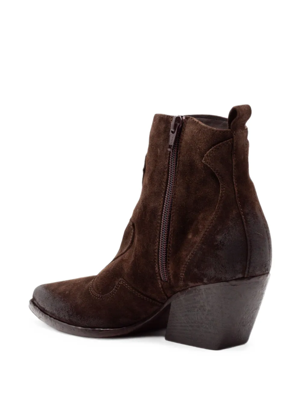 Elena Iachi distressed Western-style ankle boots Bruin