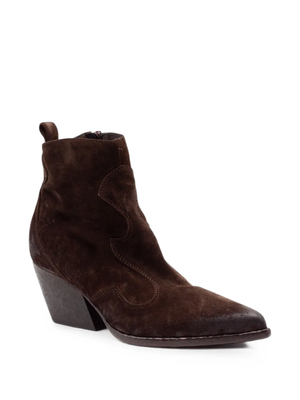 Elena Iachi distressed Western-style ankle boots Bruin