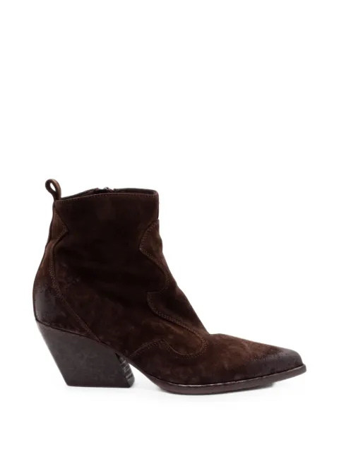 Elena Iachi distressed Western-style ankle boots