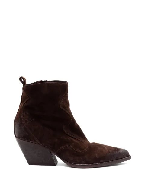 Elena Iachi distressed Western-style ankle boots