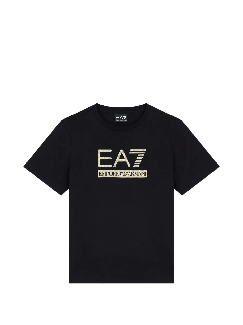 Emporio Armani Kids EA7 logo-print T-shirt - Nero