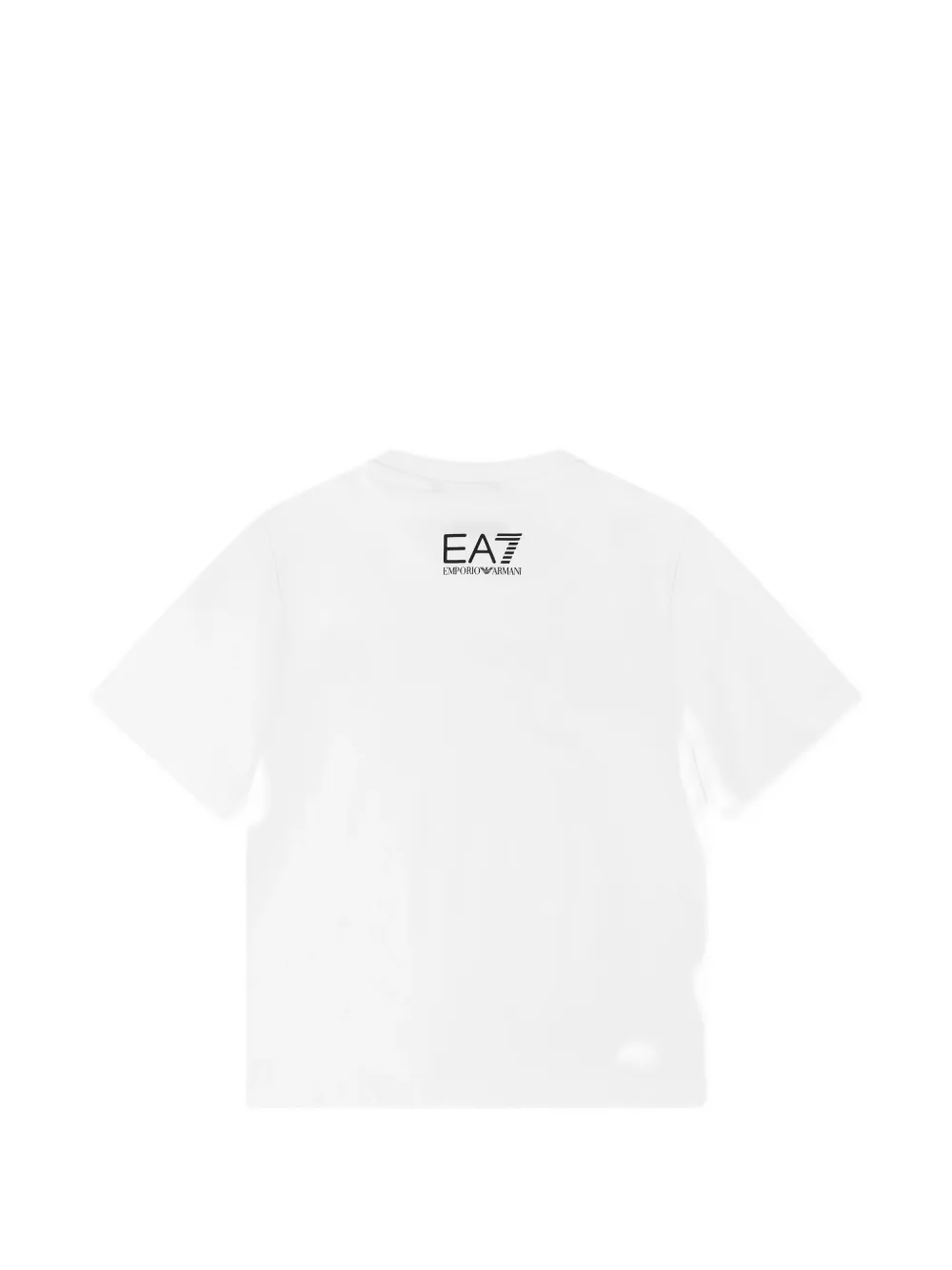 Emporio Armani Kids EA7 T-shirt met logoprint Wit