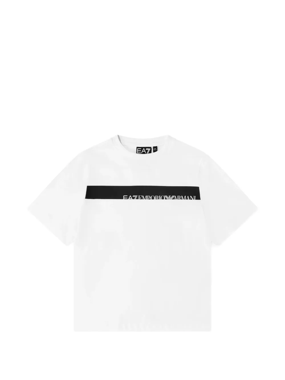 Emporio Armani Kids EA7 logo-print T-shirt - Bianco