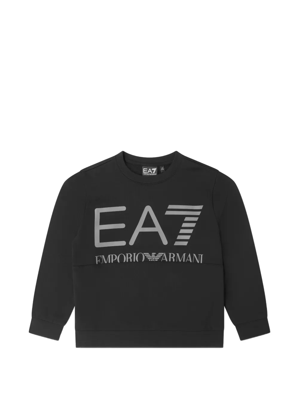 Emporio Ar i Kids EA7 logo-print sweatshirt Zwart