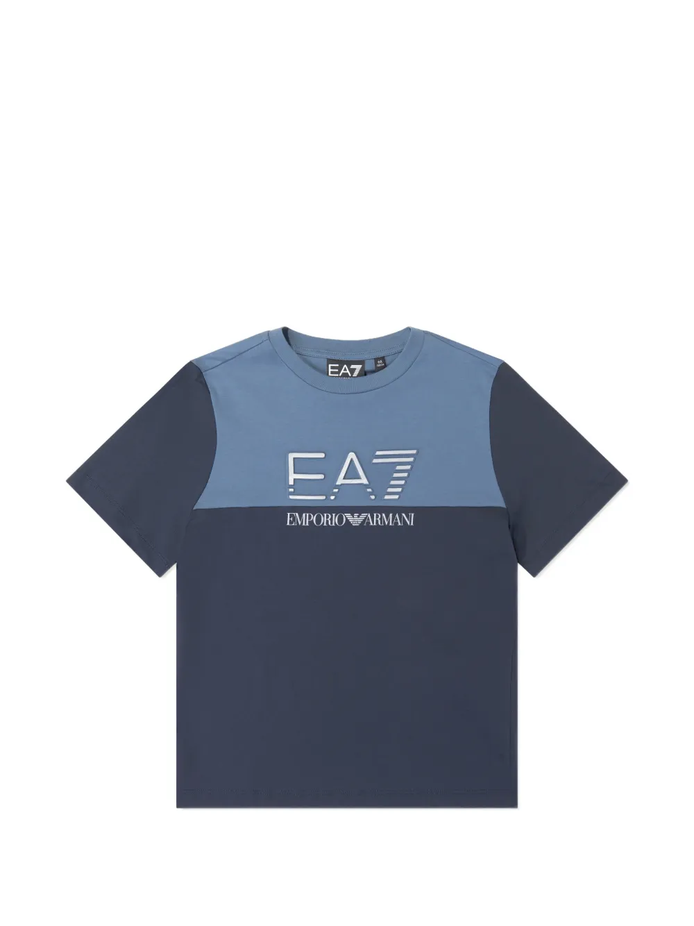 Emporio Armani Kids EA7 logo-print T-shirt - Blu