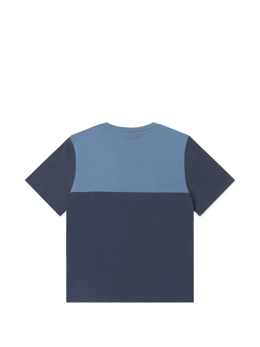 Emporio Armani Kids EA7 logo-print T-shirt Blauw