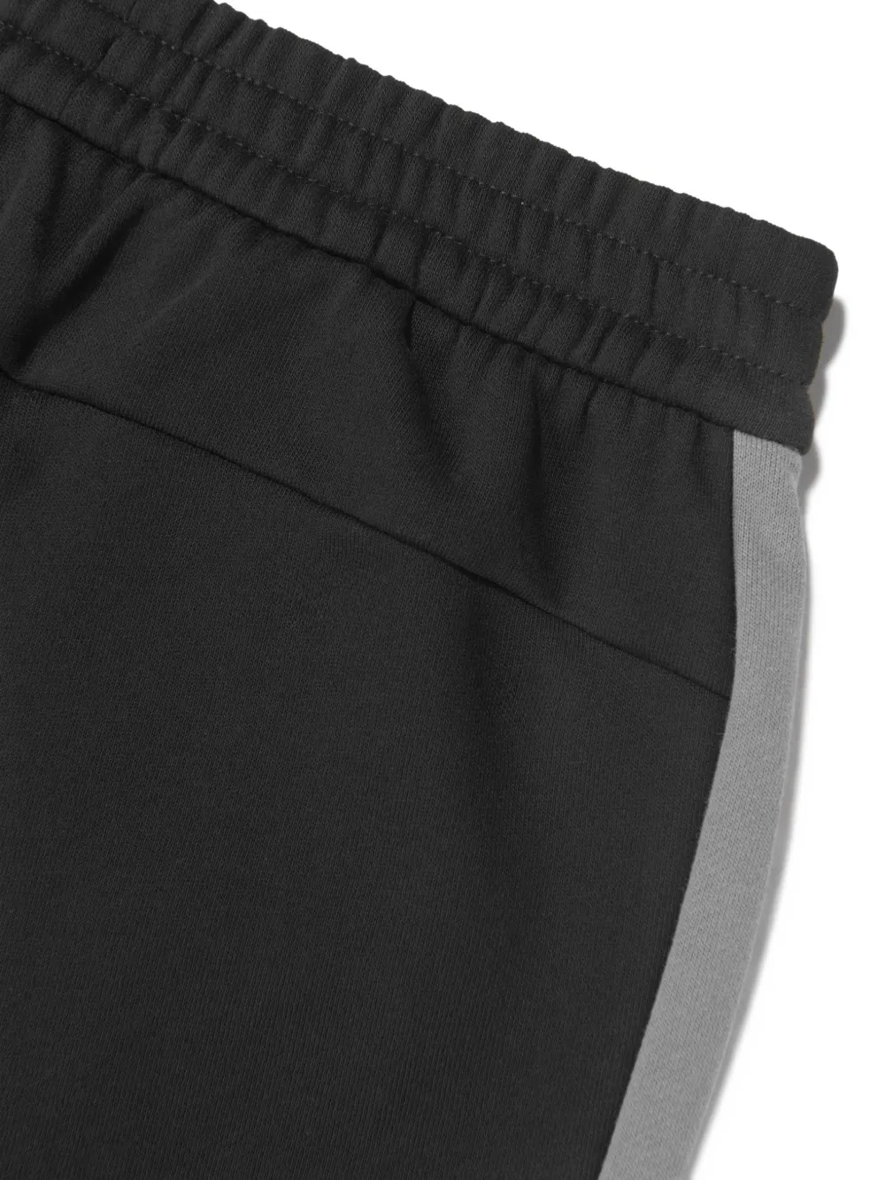 Emporio Armani Kids EA7 logo-print side-stripe track pants Zwart