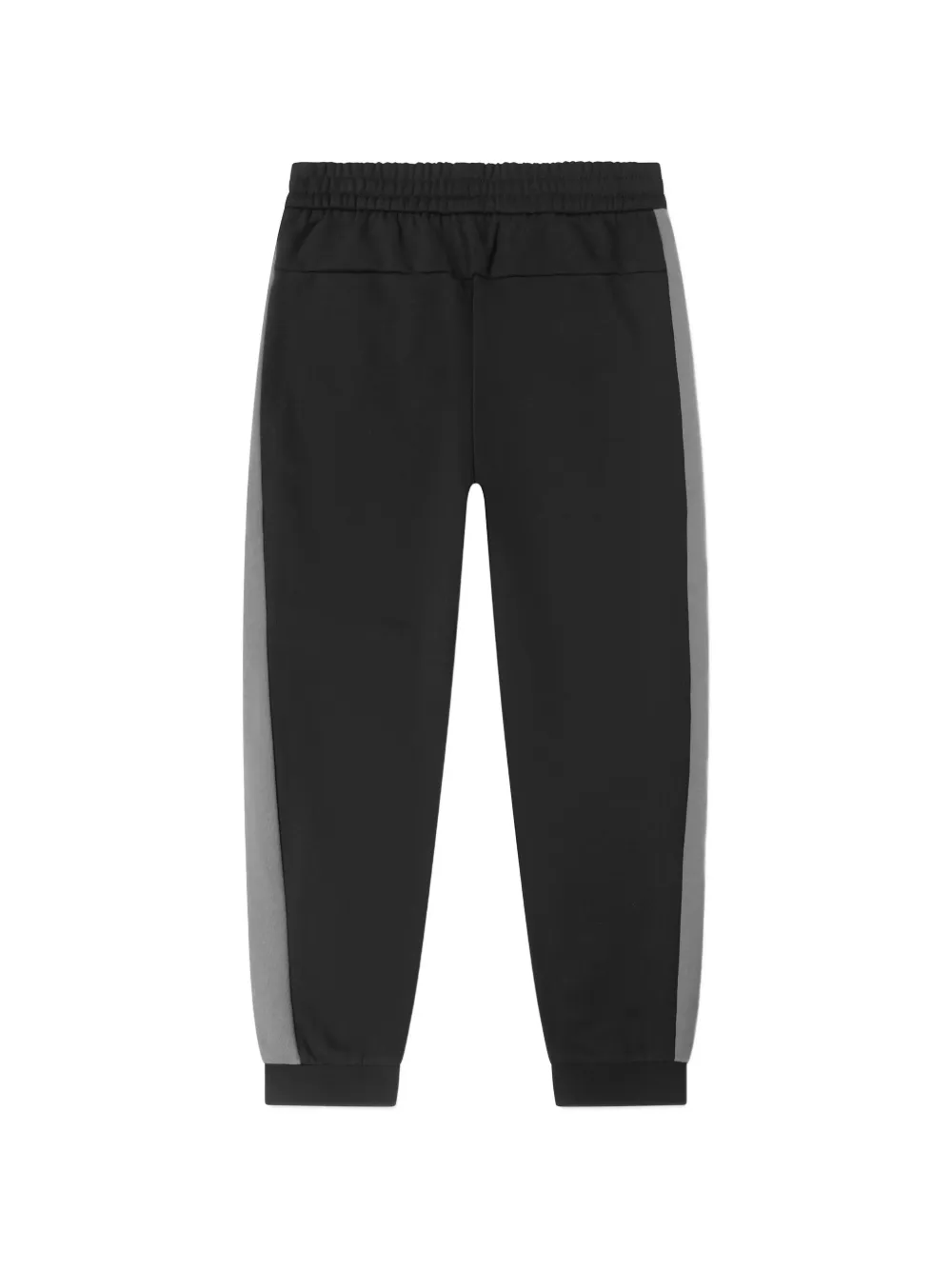 Emporio Armani Kids EA7 logo-print side-stripe track pants Zwart