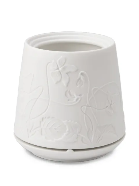 Haviland Eugenie floral-embossed candle holder
