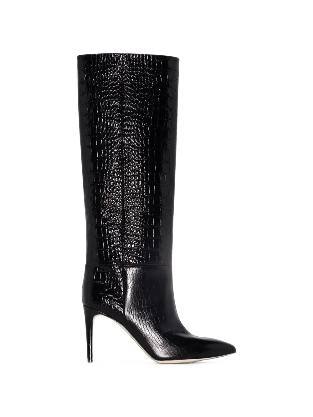Paris Texas croc-effect stiletto boots