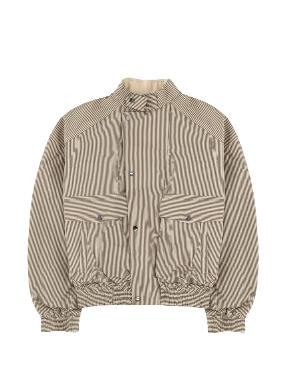 ISABEL MARANT vertical-stripe short jacket
