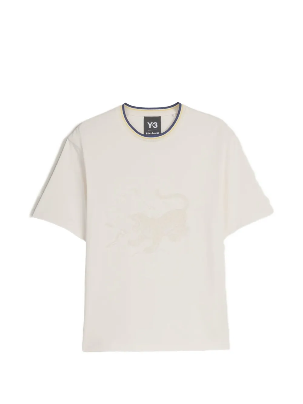 adidas Y-3 graphic-print T-shirt - Toni neutri