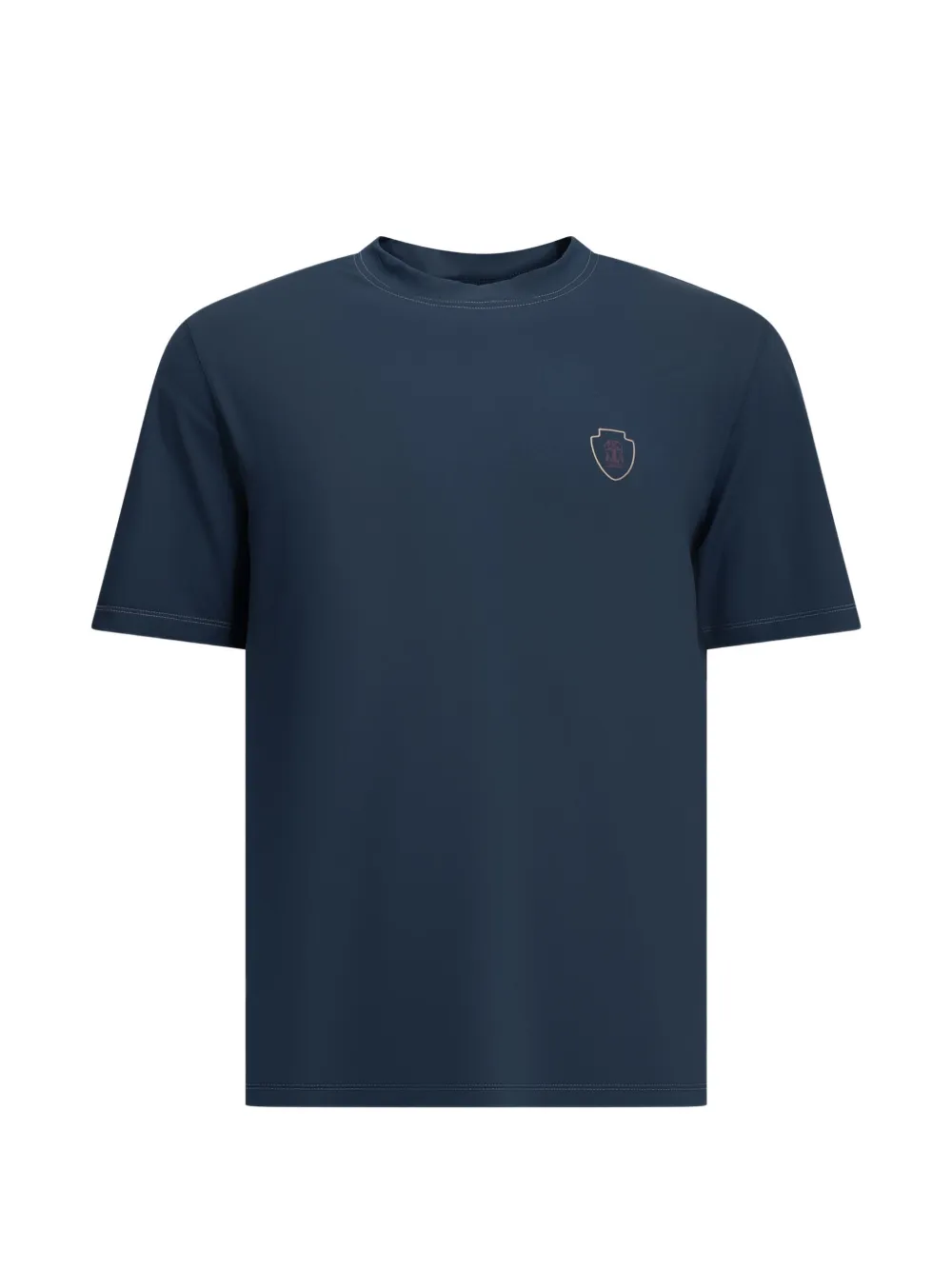 Brunello Cucinelli crew-neck T-shirt Blauw