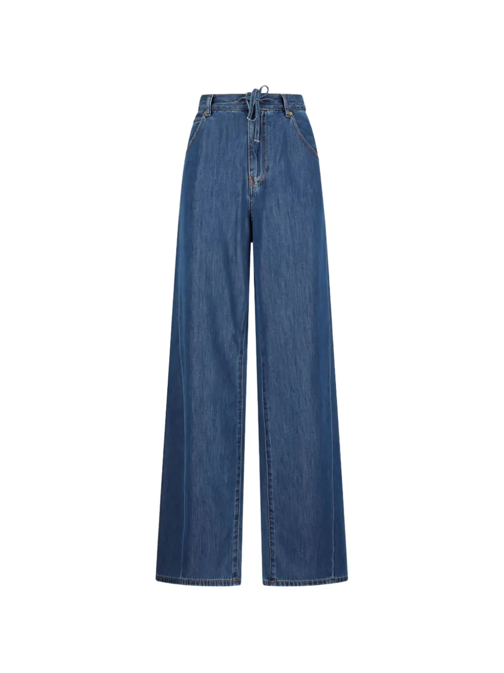 DARKPARK drawstring-waist wide-leg jeans - Blu