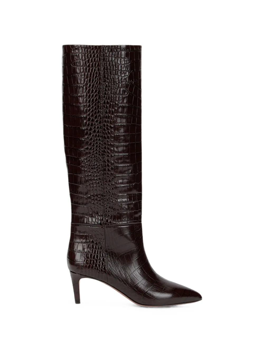 Paris Texas croc-effect leather boots