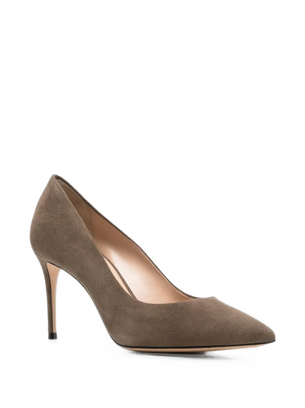 Casadei suede pumps Beige