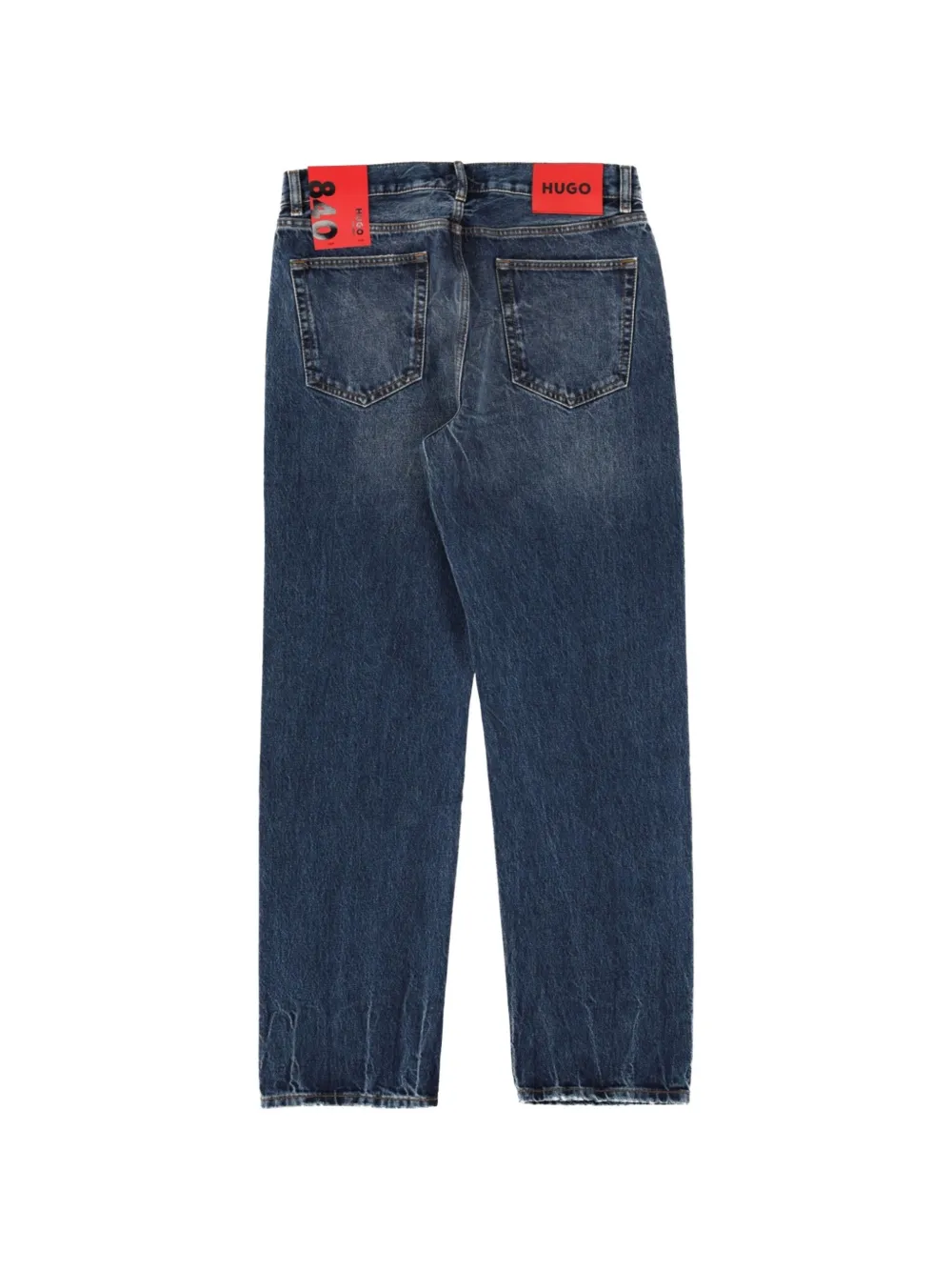 HUGO Katoenen denim jeans Blauw