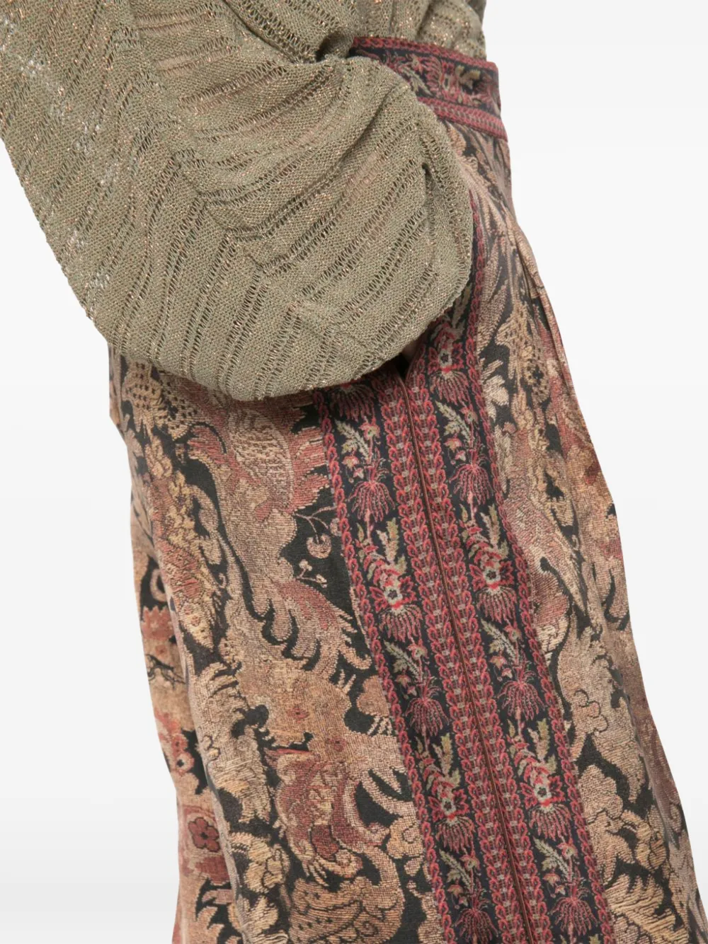 Pierre-Louis Mascia printed silk trousers Bruin