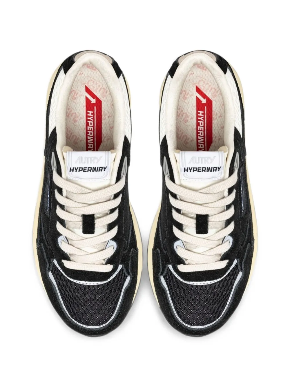 Autry Hyperway panelled sneakers Zwart