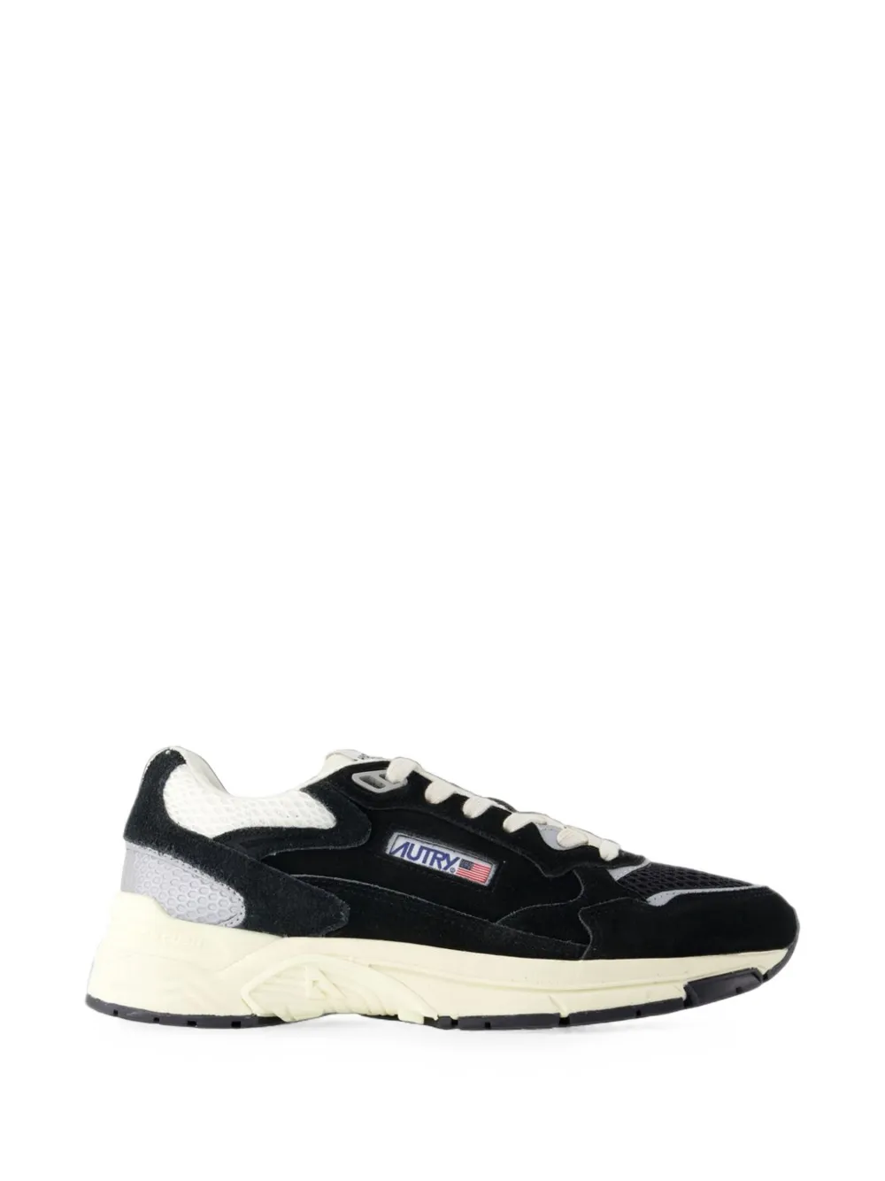 Autry Hyperway panelled sneakers - women - Calf Suede/Polyester/Nylon/Polyurethane/Cotton/Nylon/Calf Leather/Polyester/Polyethylene vinyl acetate...