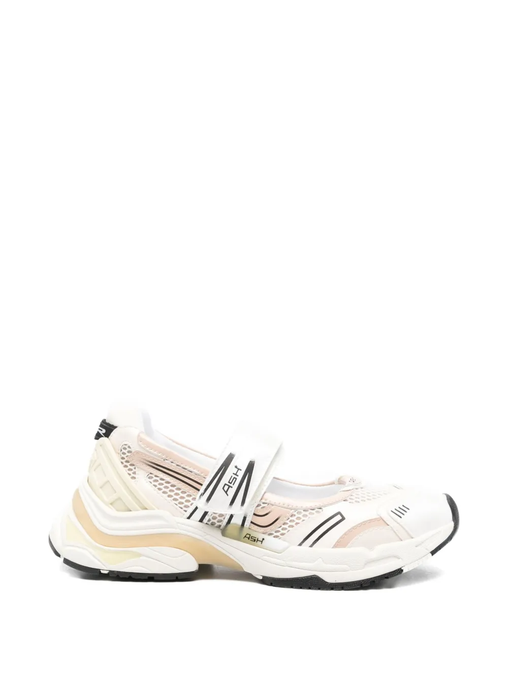 Ash touch-strap chunky sneakers - Weiß