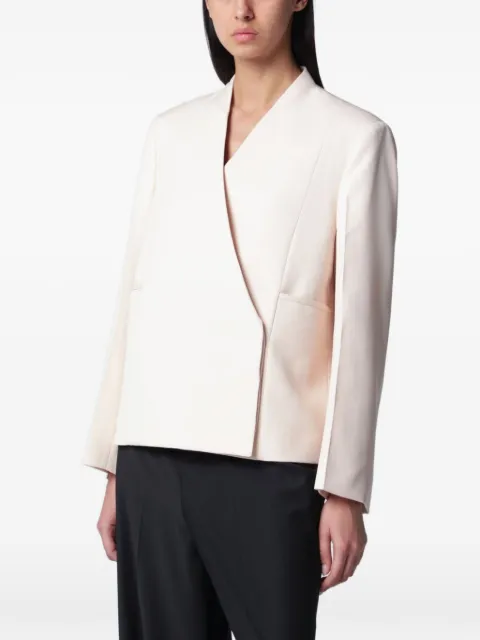 Jil Sander wrap-style wool blazer