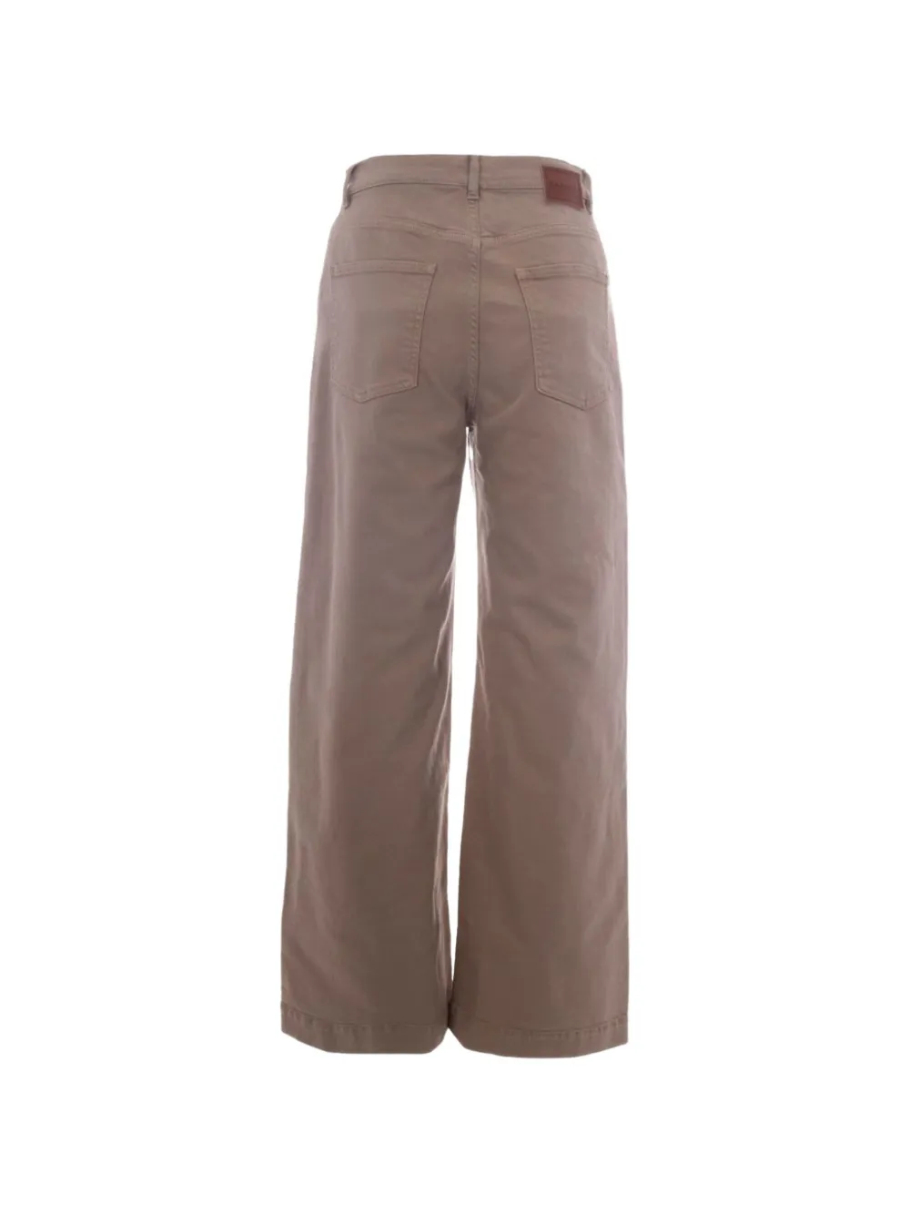 P.A.R.O.S.H. Jeans met wijde pijpen Beige