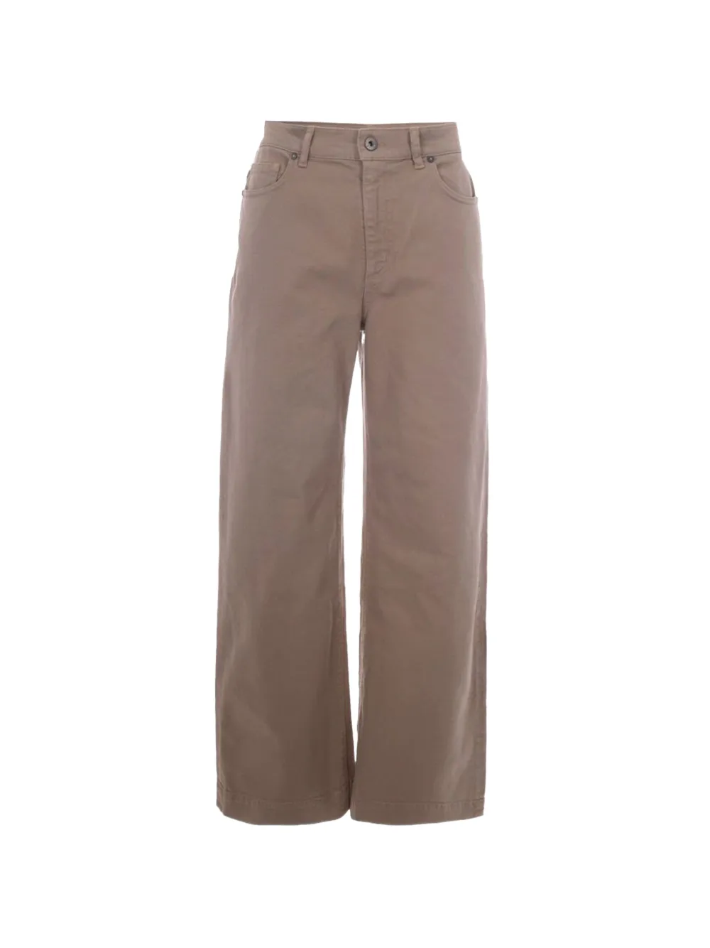 P.A.R.O.S.H. button-fastening wide-leg jeans - Toni neutri