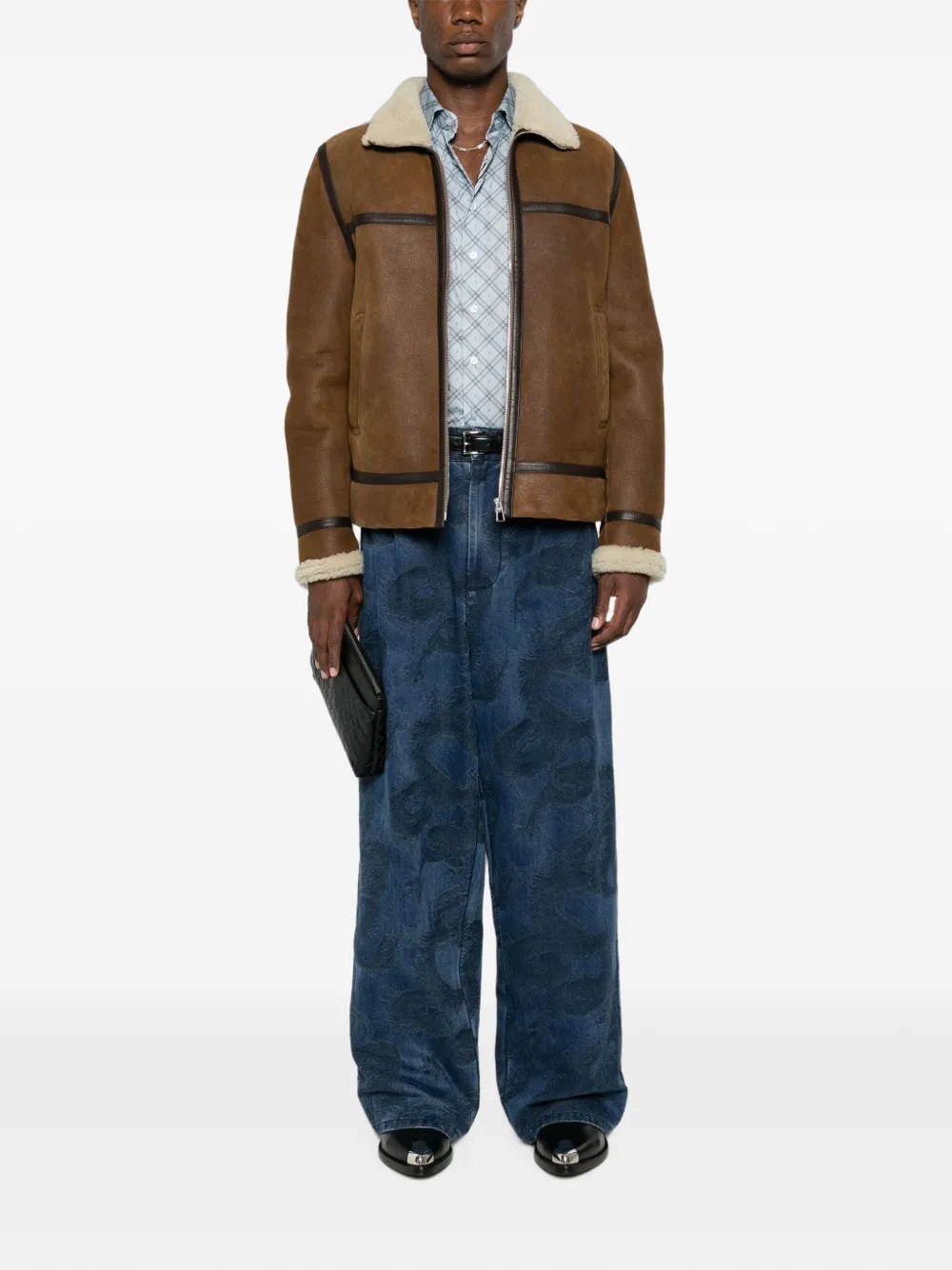 ETRO Roma overhemd met paisley-print Blauw