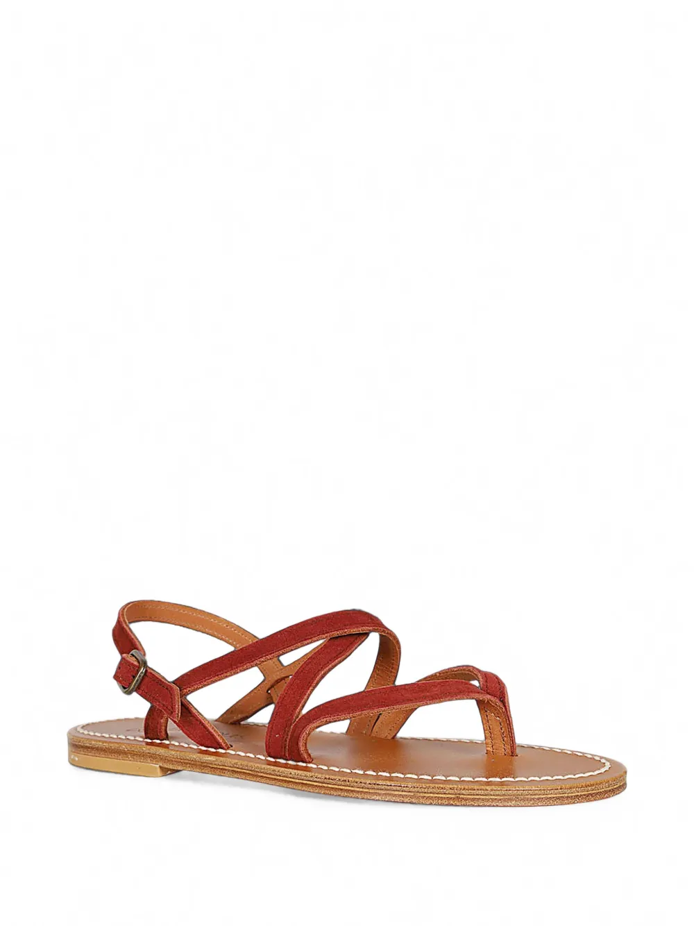 K. Jacques Marathon flat sandals Rood