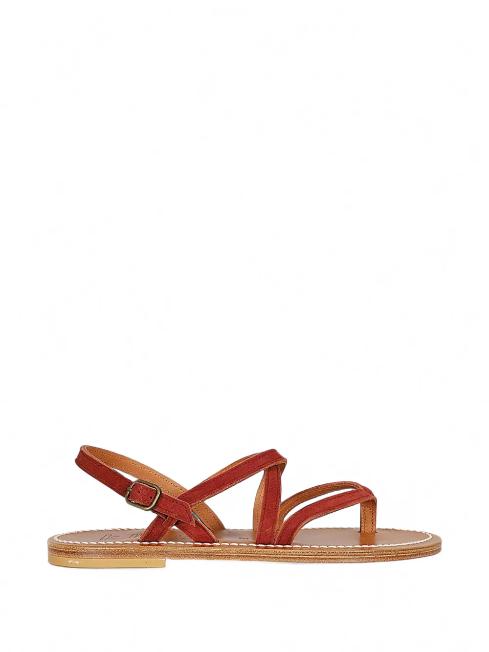 K. Jacques Marathon flat sandals Rood
