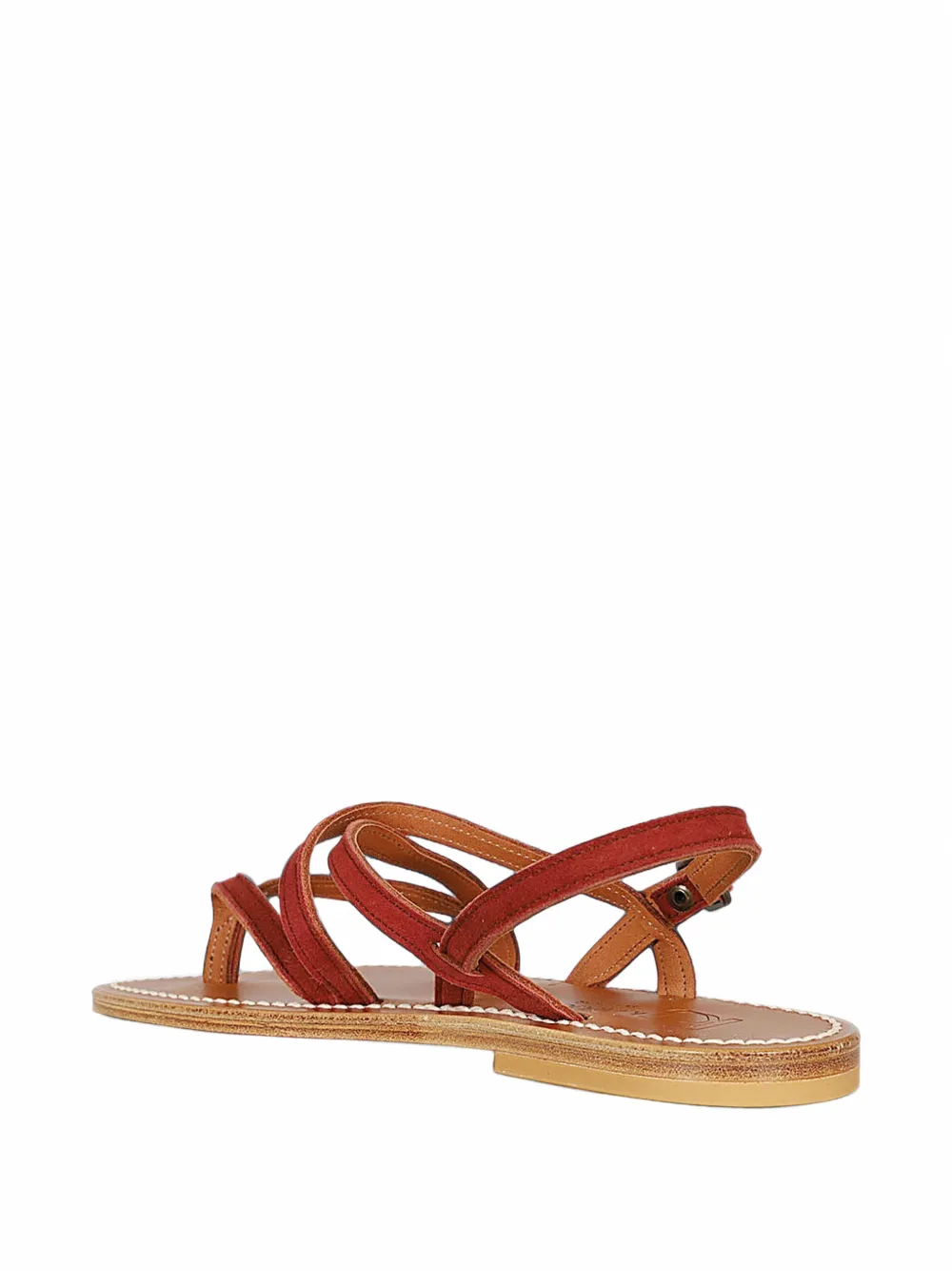 K. Jacques Marathon flat sandals Rood