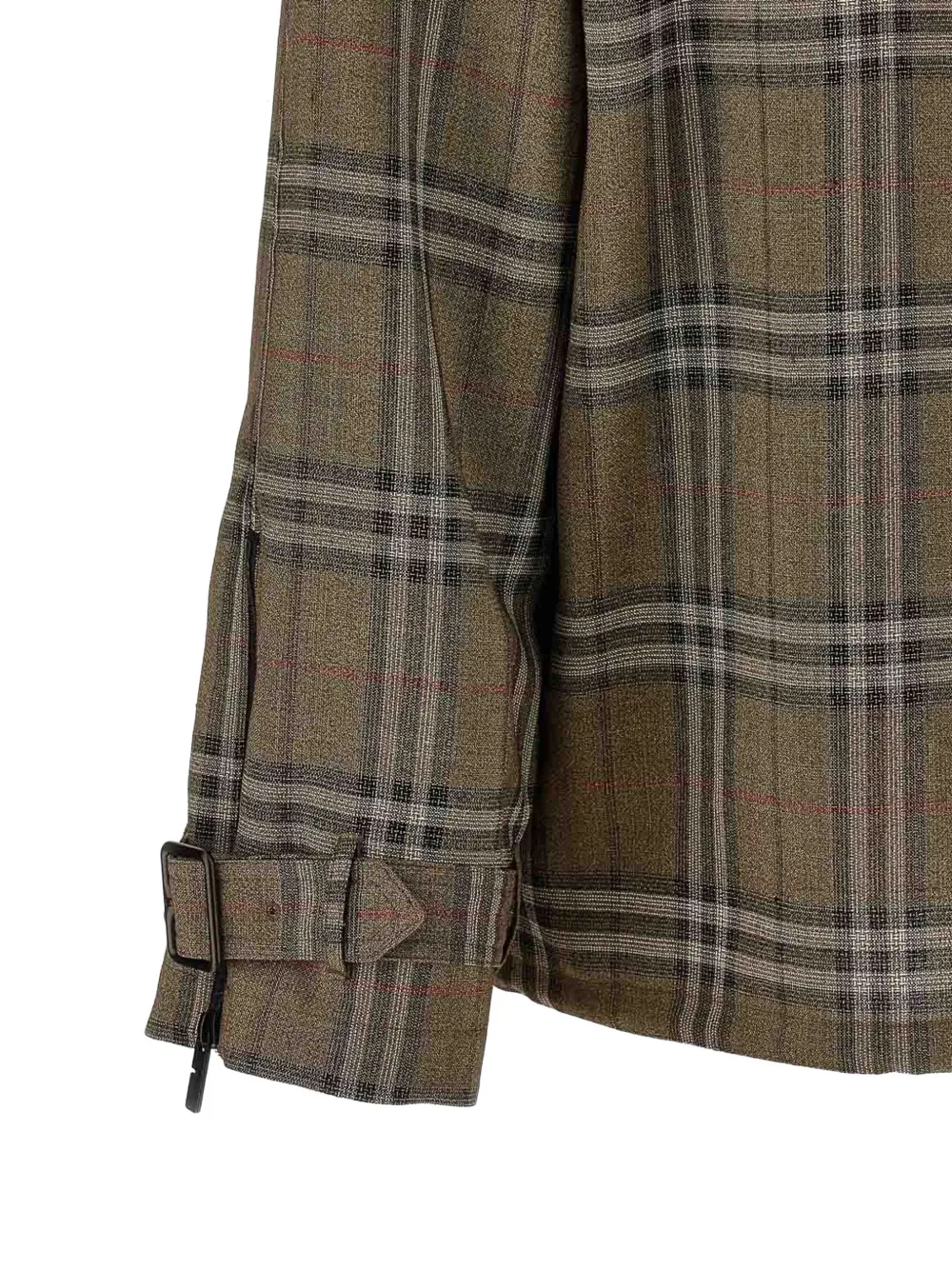 Burberry check-print hooded shirt Bruin