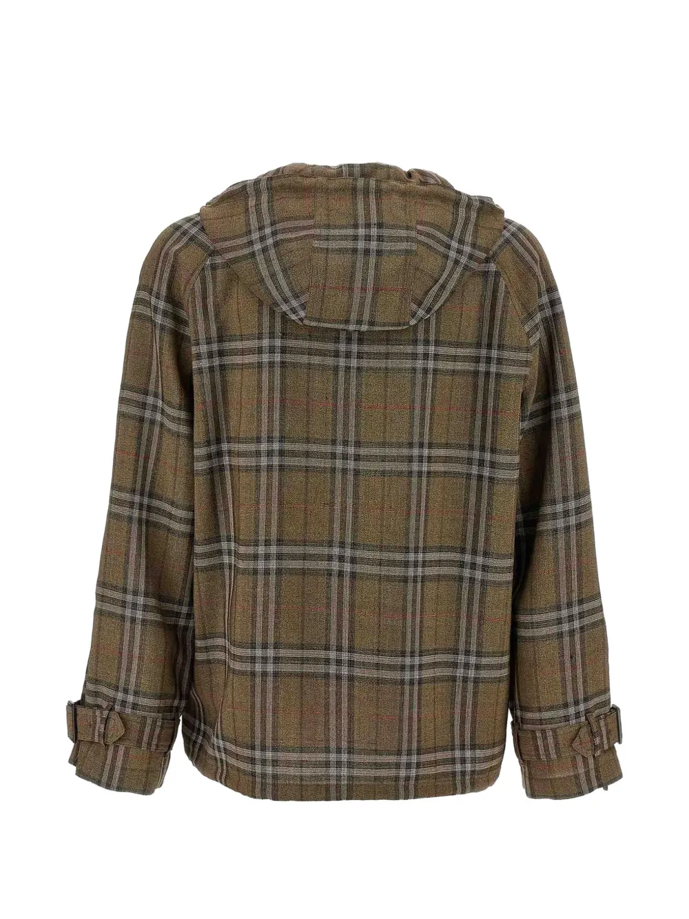 Burberry check-print hooded shirt Bruin