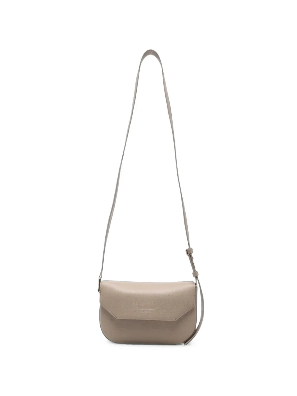 Emporio Armani mini 1981 grained leather shoulder bag - Toni neutri