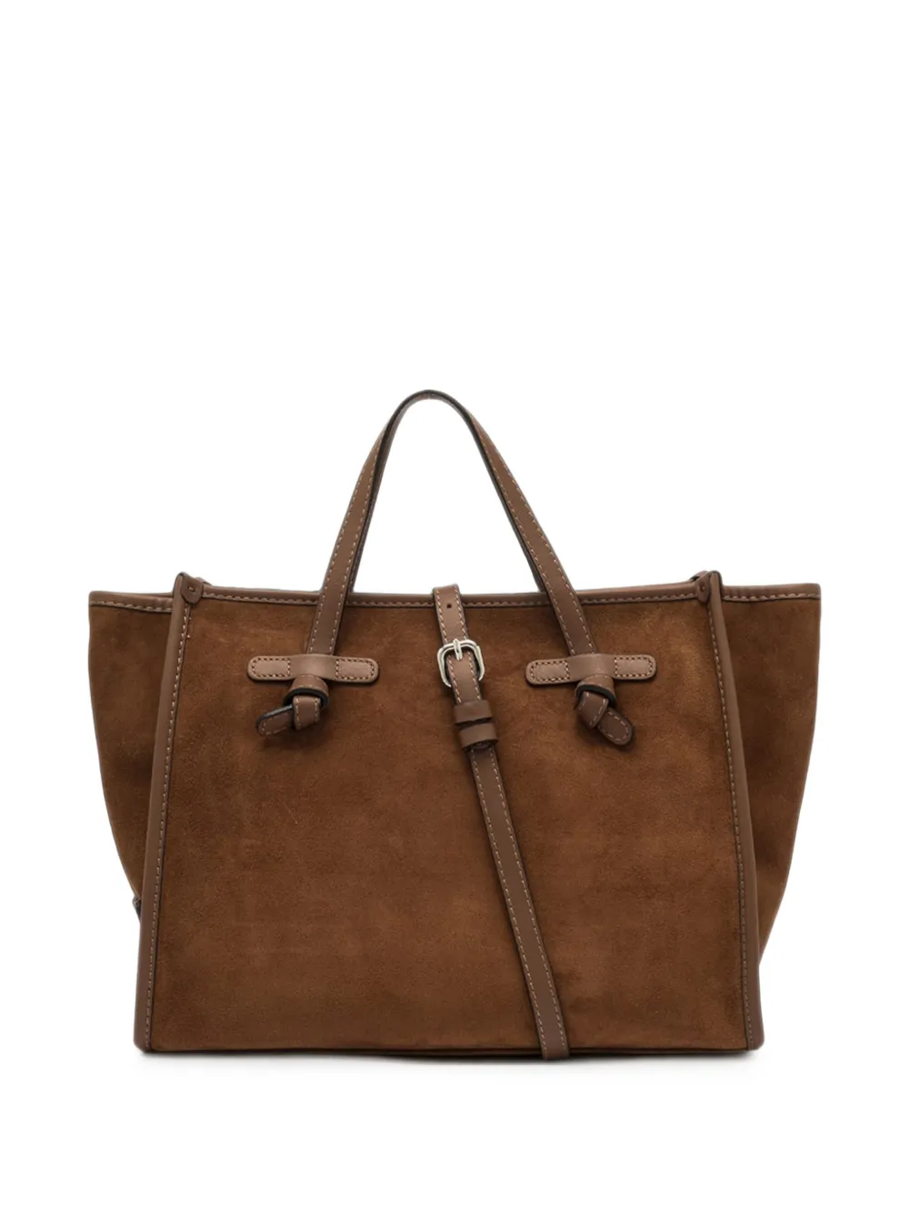 GIANNI CHIARINI medium Miss Marcella knotted suede tote bag