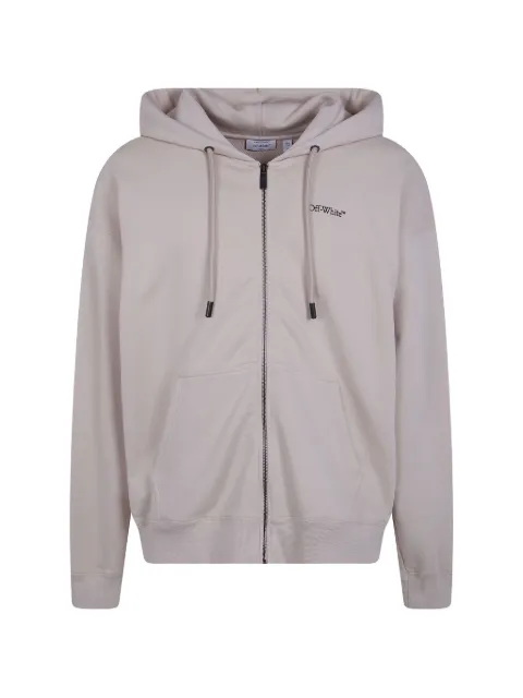 Off-White Felpa con cappuccio e maniche lunghe