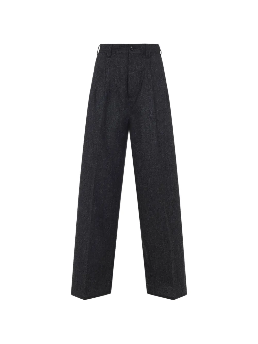 Maison Margiela pantalon ample à design plissé - Gris