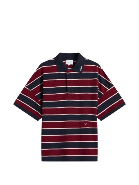 RHUDE Fontaine striped polo shirt