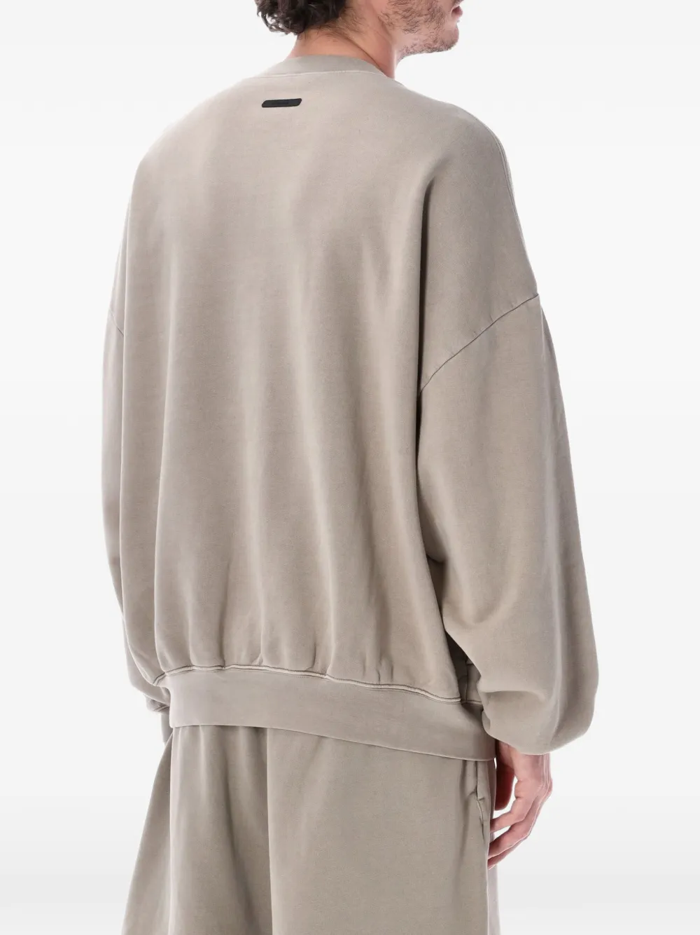 FEAR OF GOD ESSENTIALS Sweater met logoprint Grijs