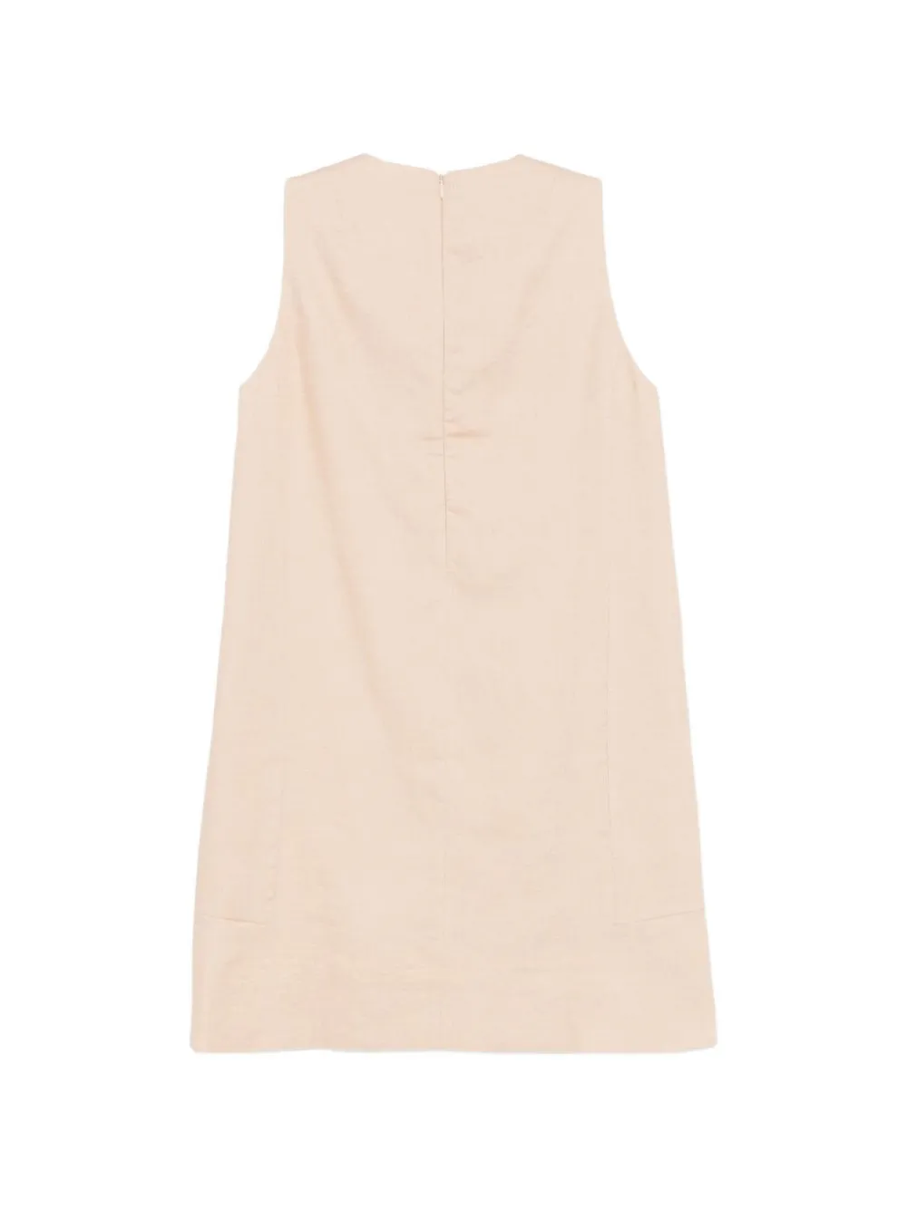 Semicouture Sheena mouwloze mini-jurk Beige