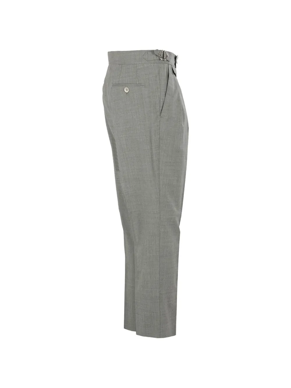 Brunello Cucinelli wool tailored trousers Grijs