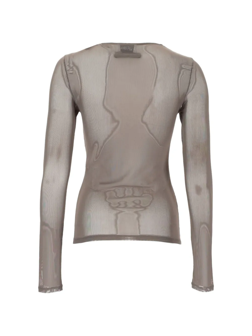 Jean Paul Gaultier Needles mesh top Grijs