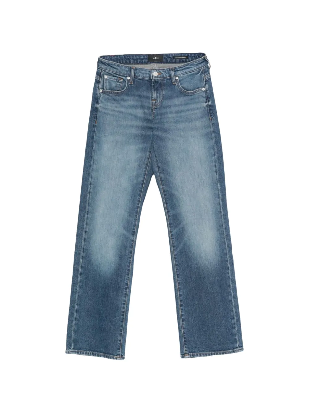 Seven low-rise straight-leg jeans