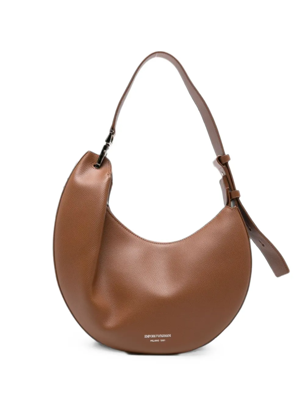 Emporio Armani leather tote bag Bruin
