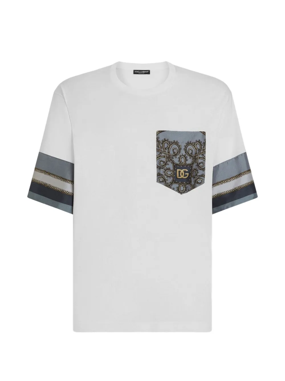 Dolce & Gabbana t-shirt en jersey avec imprimé - Blanc Dolce & Gabbana t-shirt en jersey avec imprimé - Blanc